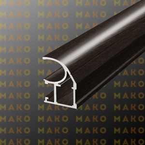 Профиль вертикальный асимметричный MS120 Венге (A31)